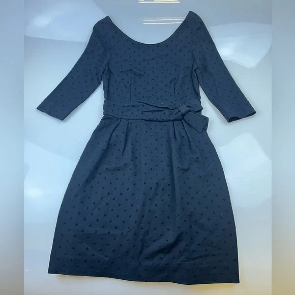 Kate Spade Black Dotted Dress N245-43